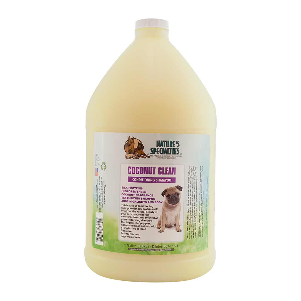 Coconut Clean Texturizing Shampoo for Dogs and Cats