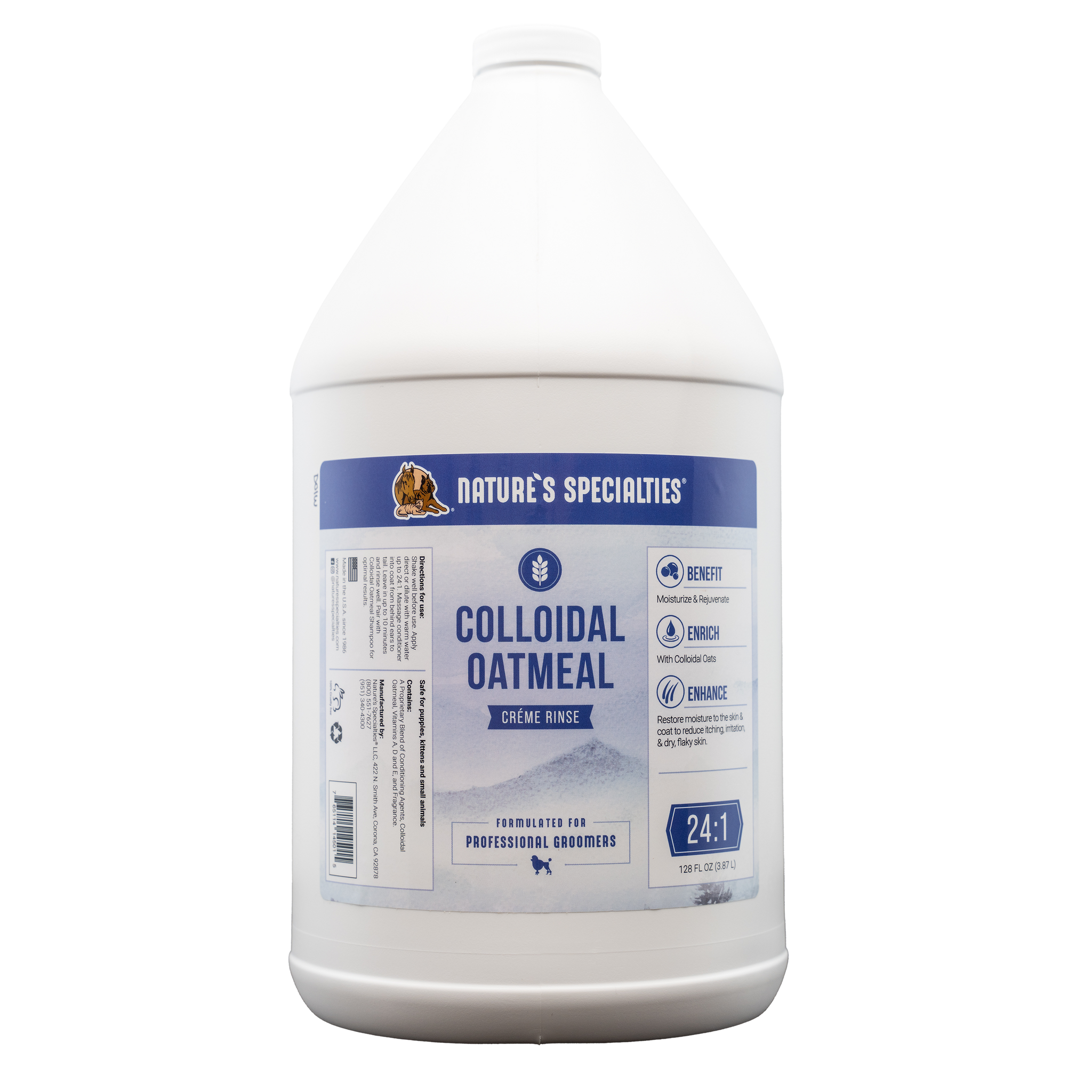 Colloidal Oatmeal Créme Rinse for Pets – Natures Specialties
