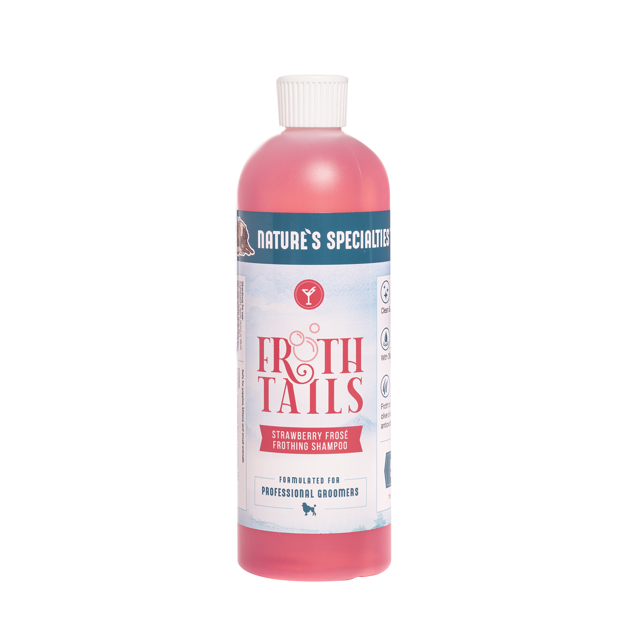Froth Tails Strawberry Frosé Shampoo, 16 oz | Nature's Specialties