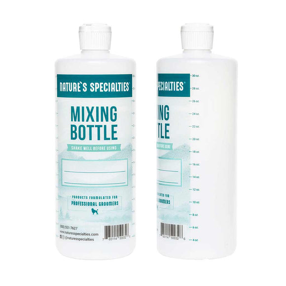 Plastic Pet Shampoo Mixing Bottles